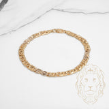 Bracelet - Or 18K deux tons jaune & blanc mixte marin capri & infini 5.8mm - BRG604