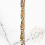 Chaîne - Or 18K deux tons jaune & blanc marin capri 5.3mm - CHG699