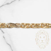 Bracelet - Or 18K deux tons jaune & blanc mixte marin capri & infini 5.8mm - BRG604