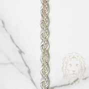 Chaîne - Argent torsade laser cut 6.3mm - CHS494