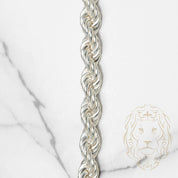 Chaîne - Argent torsade laser cut 6.6mm - CHS495