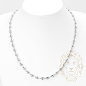 Chaîne - Argent ancre gonflé 6mm - CHS486