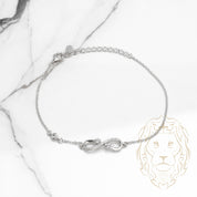 Bracelet - Argent infini pavé & pierres cz - BRS360