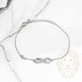 Bracelet - Argent infini pavé & pierres cz - BRS360