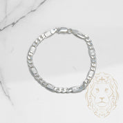 Bracelet - Argent medusa figaro 5.5mm - BRS362
