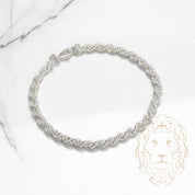 Bracelet - Argent torsade 5mm - BRS363