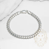 Bracelet - Argent cuban link 6.2mm - BRS372