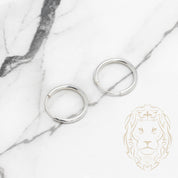 Hoops - Argent poli 2mm X 20mm - BOS250