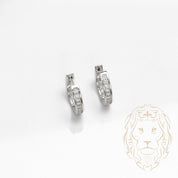 Hoops - Argent cz 3mm X 11mm - BOS253