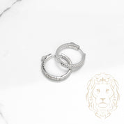 Hoops - Argent cz 3mm X 17mm - BOS255