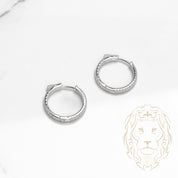 Hoops - Argent cz 3mm X 17mm - BOS255