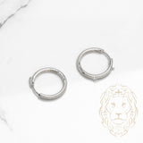 Hoops - Argent cz 3mm X 21mm - BOS256