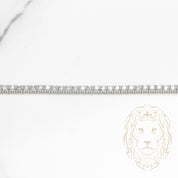 Bracelet - Or 14K blanc tennis diamants lab VVS 2.50CT coupe rond brillant 2.2mm - BRGL017