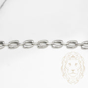 Bracelet - Argent maillons pavé de cz - BRS355
