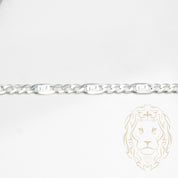 Bracelet - Argent medusa figaro 5.5mm - BRS362
