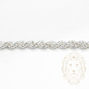 Bracelet - Silver Twisted 6.7mm - BRS366