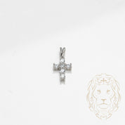 Pendentif - Argent croix en pierres cz - PES247
