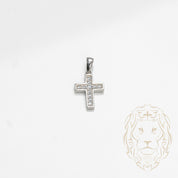 Pendentif - Argent croix pavé de cz - PES262