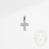 Pendentif - Argent croix pavé de cz - PES262