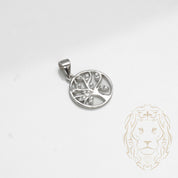 Pendentif - Argent arbre de vie serti de pierres cz - PES264