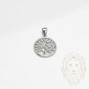 Pendentif - Argent arbre de vie serti de pierres cz - PES265