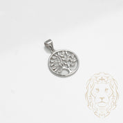 Pendentif - Argent arbre de vie serti de pierres cz - PES265