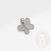 Pendentif - Argent papillon pavé de cz - PES266