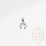 Pendentif - Argent fer à cheval pavé de cz - PES267