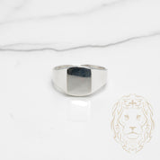Bague - Argent signet poli - RIS529