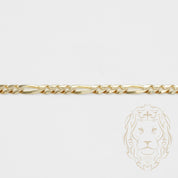 Bracelet - Or 14K jaune figaro 4.6mm - BRG618