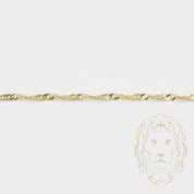 Chaîne - Or 10K jaune singapour 2mm - CHG717