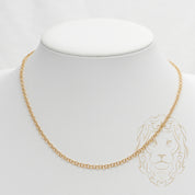 Collier - Or 14K jaune rolo texturé 3.2mm - CHG731