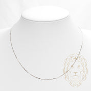 Chaîne - Or 18K blanc bullet 0.8mm - CHG736