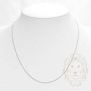 Chaîne - Or 18K blanc rolo 1mm - CHG737