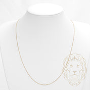 Chaîne - Or 18K jaune paperclip 1mm - CHG740