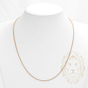 Chaîne - Or 18K rose câble 2mm - CHG743