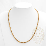 Chaîne - Or 18K jaune torsade 4.8mm - CHG745