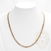 Chaîne - Or 18K jaune cuban link solide 5mm - CHG747