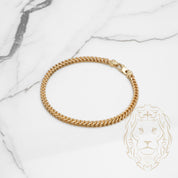 Bracelet - Or 10K jaune franco 3.9mm - BRG623