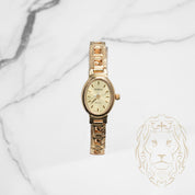 Montre - Or 14K jaune motif médusa 16mm - BRG624