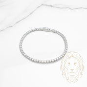 Bracelet - Argent tennis pierres cz 2.5mm - BRS384