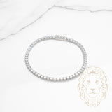 Bracelet - Argent tennis pierres cz 2.5mm - BRS384