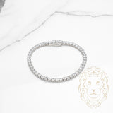Bracelet - Argent tennis pierres cz 3mm - BRS386
