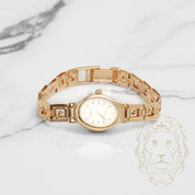 Montre - Or 14K jaune motif médusa 16mm - BRG624