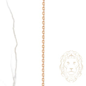 Chaîne - Or 18K rose câble 2mm - CHG743