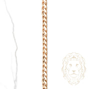 Chaîne - Or 18K jaune cuban link solide 5mm - CHG747