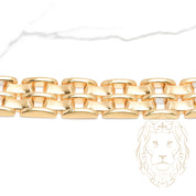 Bracelet - Or 18K jaune panthère 20mm - BRG626