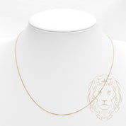 Chain - 10K Gold yellow cable 0.8mm - CHG760