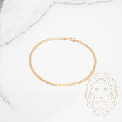 Bracelet - Or 10K jaune cuban link 2.8mm - BRG695