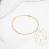 Bracelet - Or 10K jaune cuban link 2.8mm - BRG695